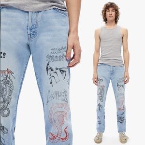 NWT MOTHER The Chaser Jeans in Bloodshot Eyes Wash Men’s Size:29